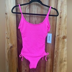 NWT Hurley Pink One-Piece Swimsuit